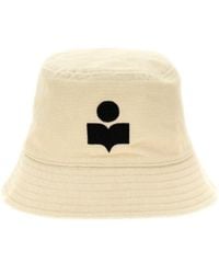 Isabel Marant - Logo Embroidered Narrow Brim Bucket Hat - Lyst