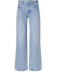 FRAME - Jeans With Belt Loops - Lyst