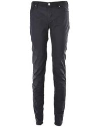Emporio Armani - Logo Details Casual Pants - Lyst