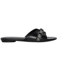 Balenciaga - Cagole Flat Sandals - Lyst