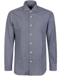 Barba Napoli - Barba Patterned Long Sleeve Shirt - Lyst