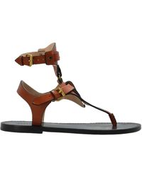 Isabel Marant - Ankle Strap Flat Sandals - Lyst