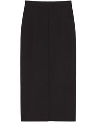 Max Mara - Elea Front Slit Skirt - Lyst