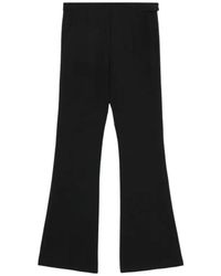 Low Classic - Flared Trousers - Lyst
