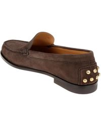 Tod's - Studded Loafers Flat Shoes - Lyst