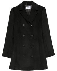 Marella - Double-Breasted Wool Coat - Lyst