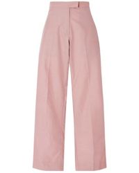Sharon Wauchob - Cotton And Silk-Blend Pants - Lyst