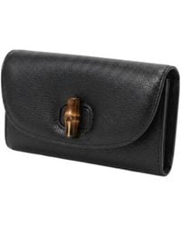 Gucci - Long Wallet With Bamboo - Lyst