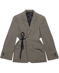 Balenciaga - Wrap Tailored Jacket - Lyst