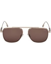 ZEGNA - Pilot Frame Sunglasses - Lyst