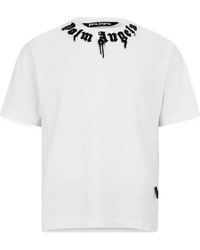 Palm Angels - Logo Short-Sleeved T-Shirt - Lyst