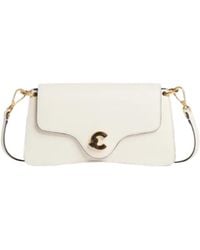 Coccinelle - C-Me Logo Plaque Small Crossbody Bag - Lyst