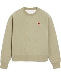 Ami Paris - Ami De Coeur Crewneck Sweatshirt - Lyst