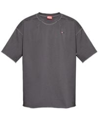 DIESEL - Stitch Cotton T-Shirt - Lyst