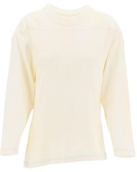 Maison Margiela - Long-Sleeved Crewneck Sweatshirt - Lyst