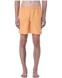 Stussy - Elastic Waistband Swim Trunks - Lyst