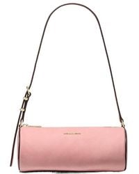 MICHAEL Michael Kors - Izzy Small Nubuck Barrel Pochette - Lyst