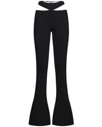 The Attico - The Remi Cut Out Flared Trousers - Lyst