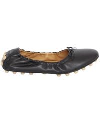 Tod's - Gommino Bow-Detailed Ballerina Shoes - Lyst