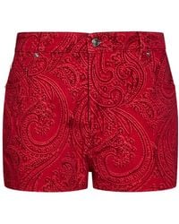 Etro - Shorts - Lyst