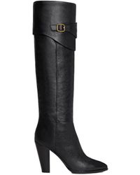 Celine - Riding Boot With Triomphe Wiltern - Lyst