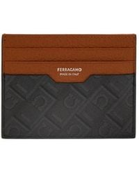 Ferragamo - Ferragamo Monogram Credit Card Holder - Lyst
