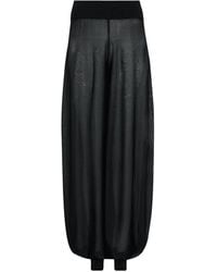 Alaïa - Alaïa Ribbed Waistband Knitted Balloon Trousers - Lyst