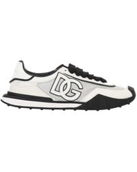 Dolce & Gabbana - Dg Athletic Logo Patch Sneakers - Lyst