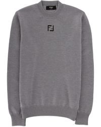 Fendi - Logo Sweater - Lyst