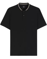 BOSS - Tipped Collar Polo Shirt - Lyst