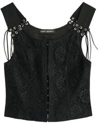Our Legacy - Tough Lace-Up Vest - Lyst