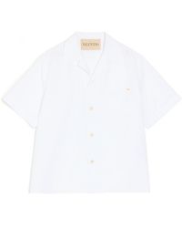 Valentino - Button-Up Bowling Shirt - Lyst