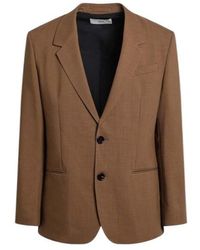 Ami Paris - Single Breasted Long Sleeved Blazer - Lyst