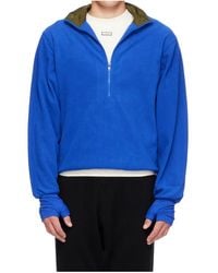 Entire studios - Half-Zip Fleece Sweatshirt - Lyst