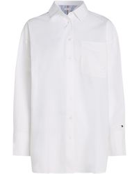 Tommy Hilfiger - Logo Long-Sleeved Shirt - Lyst