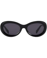 TOTEME - Totême Oval Frame Sunglasses - Lyst