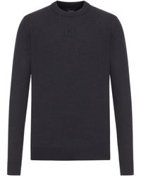 Fendi - Crewneck Long-Sleeve Knitted Jumper - Lyst