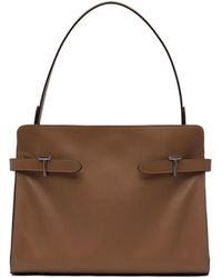 Le Tanneur - Leather Buckle Tote Bag - Lyst