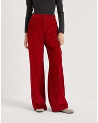 Brunello Cucinelli - Corduroy Wide-Leg Trousers - Lyst
