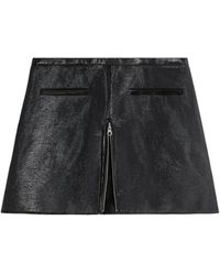 Courreges - Heritage Coated Miniskirt - Lyst