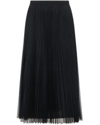 Fabiana Filippi - Wide Pleated Tulle Skirt - Lyst