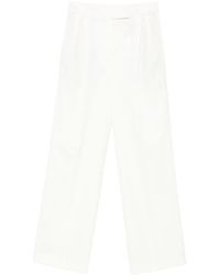 Rohe - Pleated Wool-Blend Trousers - Lyst