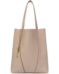 Chloé - Chloé Spin Charm Detailed Tote Bag - Lyst