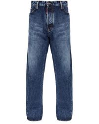DSquared² - Loose Twist Straight-Leg Jeans - Lyst