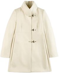 Fay - Virginia Hook-Closure Coat - Lyst