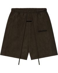 Fear Of God - Relaxed Suede-Effect Drawstring Shorts - Lyst