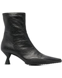 Marine Serre - Pointed-Toe Ankle Boots - Lyst