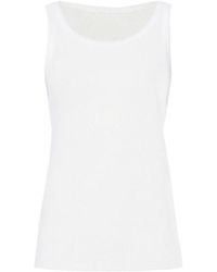 Proenza Schouler - Kiki Perforated Cotton Tank Top - Lyst
