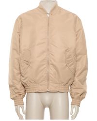 Valentino - Nylon Bomber Jacket With Vgold - Lyst