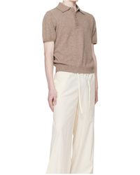 Entire studios - Short Sleeve Knit Polo - Lyst